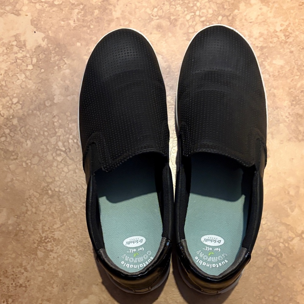 Dr. Scholl's Black Madison Women's Slip-On Sneakers